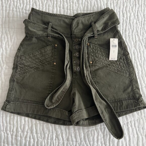 NWT Anthropologie Aviator Cuffed Shorts - Picture 5 of 7